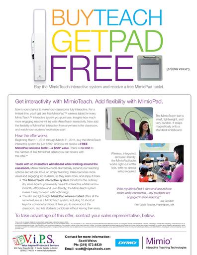 Mimio FREE Pad Promotion