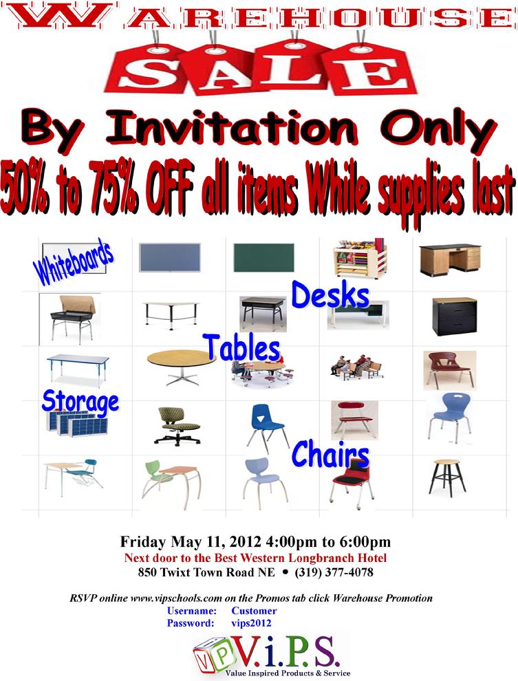 V.i.P.S. Warehouse Promotion